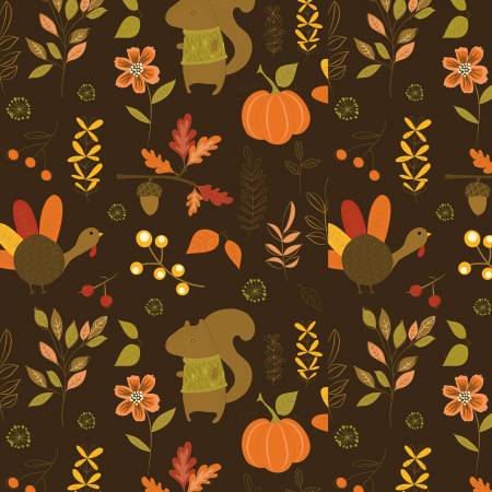 Raisin Awesome Autumn 108" Cotton (WB12181R - RAISIN) – Sold in UNITS of ¼ metre - Maple Leaf Quilting Company Ltd.