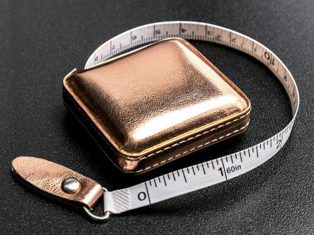 Rose Gold Tape Measure (253RGDB) - Maple Leaf Quilting Company Ltd.