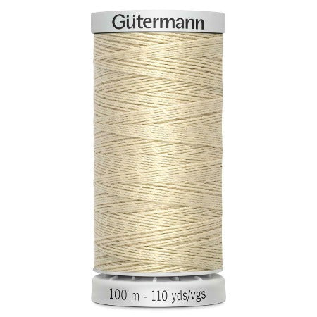 Gutermann Extra Strong Polyester All Purpose  Thread 100m/110yds | Cream 169