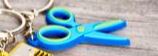 Sewing Key Ring - Scissors (N4380SS)