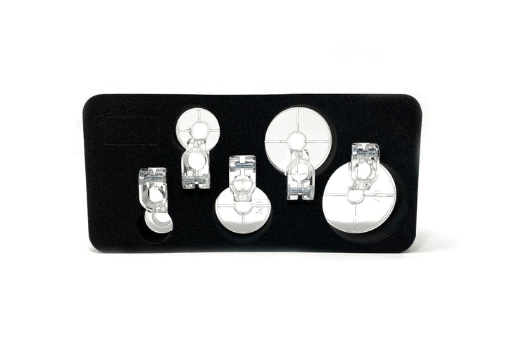 Set of Clear Plastic Echo Feet - Maple Leaf Quilting Company Ltd.