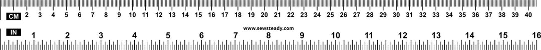 Sew Steady 16" Static Cling Ruler - Maple Leaf Quilting Company Ltd.