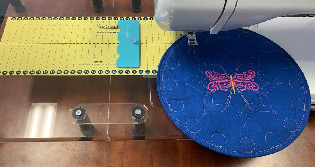 Sew Steady Universal Circles + Straights Tool and Mat - Maple Leaf Quilting Company Ltd.