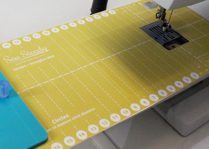 Sew Steady Universal Circles + Straights Tool and Mat - Maple Leaf Quilting Company Ltd.