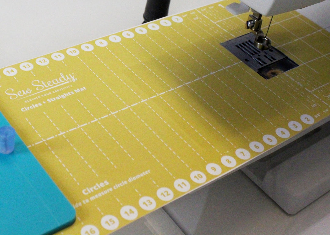Sew Steady Universal Circles + Straights Tool and Mat - Maple Leaf Quilting Company Ltd.
