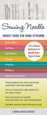 SEWING NEEDLE POCKET GUIDE FOR HAND STITCHING by Laura Wasilowski - Maple Leaf Quilting Company Ltd.