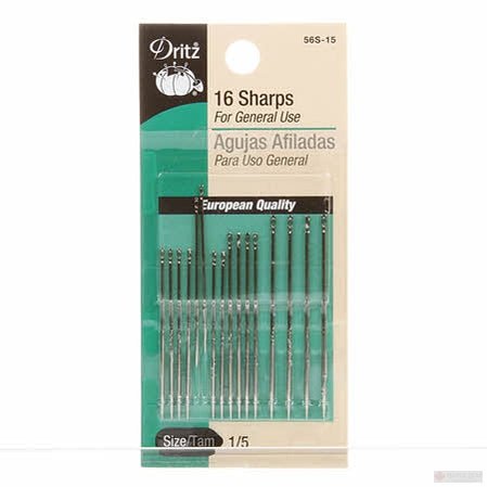 Sharps Needles Assorted Sizes 1/5 (16ct) - Drtiz () - Maple Leaf Quilting Company Ltd.