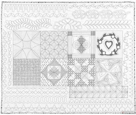 Skillbuilder 1 Machine Quilting Panel - Maple Leaf Quilting Company Ltd.