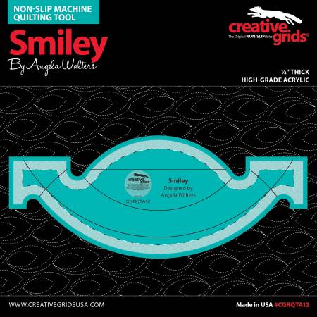 Creative Grids Machine Quilting Tool - Smiley (CGRQTA12)