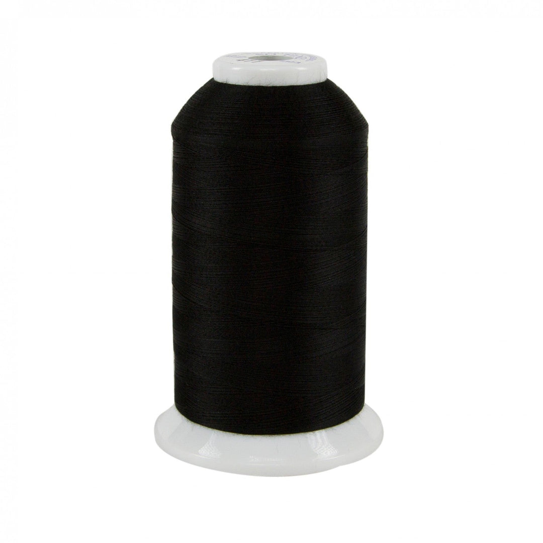 So Fine! 50 wt 3280 yd – 411 Black - Maple Leaf Quilting Company Ltd.