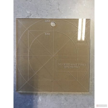Square 6" x 6" Ruler by Linda V. Taylor - Maple Leaf Quilting Company Ltd.
