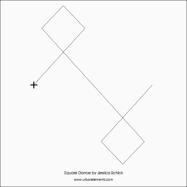 Square Dance - 9” Paper Pantograph