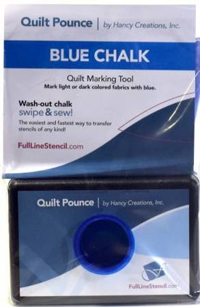Stencil Chalk Transfer Quilt Pounce Pad Blue - Wash Off (QPB) - Maple Leaf Quilting Company Ltd.