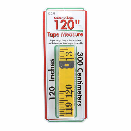 Tape Measure 120in Yellow Fiberglass (12058)
