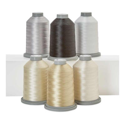Glide Thread Kit: The Perfect Blend - Glide 5,500yds - Six Neutral Colors (60134)