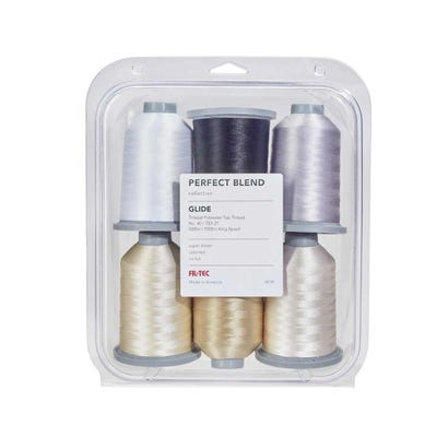 Glide Thread Kit: The Perfect Blend - Glide 5,500yds - Six Neutral Colors (60134)