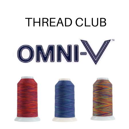 Thread Club | Omni - V 40wt (3 Spools of VARIEGATED 2000yd) - Maple Leaf Quilting Company Ltd.