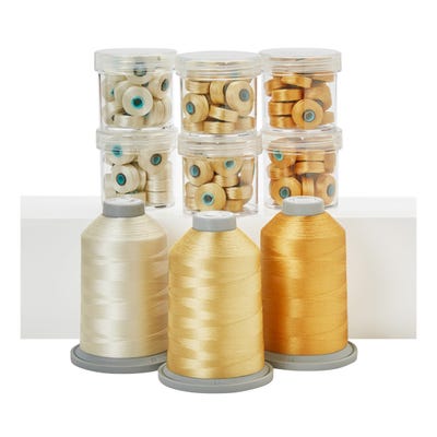 Top to Bobbin Thread Pack - Glide and Magna - Glide Delights L Bobbins 40 wt - (60309) - Maple Leaf Quilting Company Ltd.
