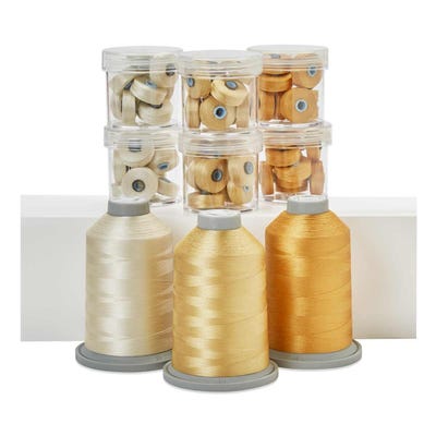 Top to Bobbin Thread Pack - Glide and Magna - Glide Delights M Bobbins 40 wt - (60310) - Maple Leaf Quilting Company Ltd.