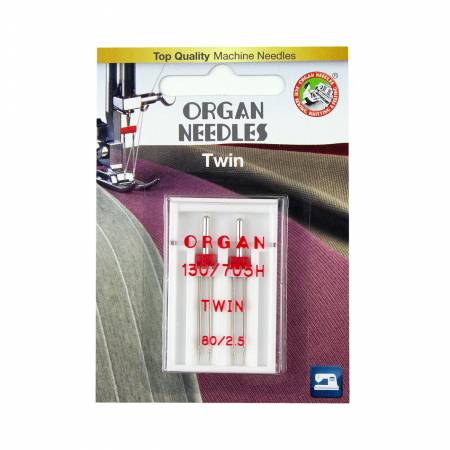 Twin Size 80/2.5mm, 2 Needles per blister pack - Maple Leaf Quilting Company Ltd.
