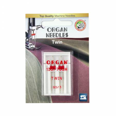 Twin Size 90/3mm, 2 Needles per blister pack - Maple Leaf Quilting Company Ltd.